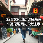 旅游文化地点选择指南:常见场景与5大注意事项(图2) 旅游文化地点选择指南:常见场景与5大注意事项(图2)