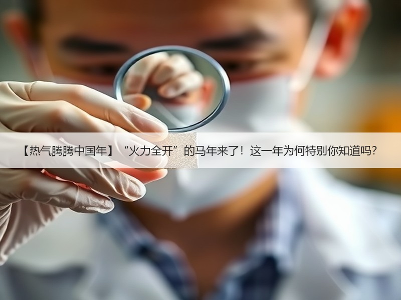 【热气腾腾中国年】“火力全开”的马年来了！这一年为何特别你知道吗？