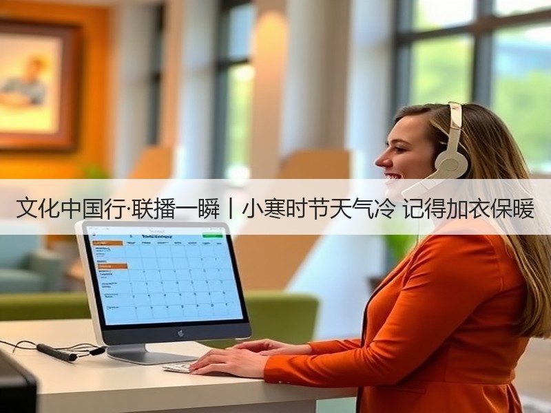 文化中国行·联播一瞬丨小寒时节天气冷 记得加衣保暖