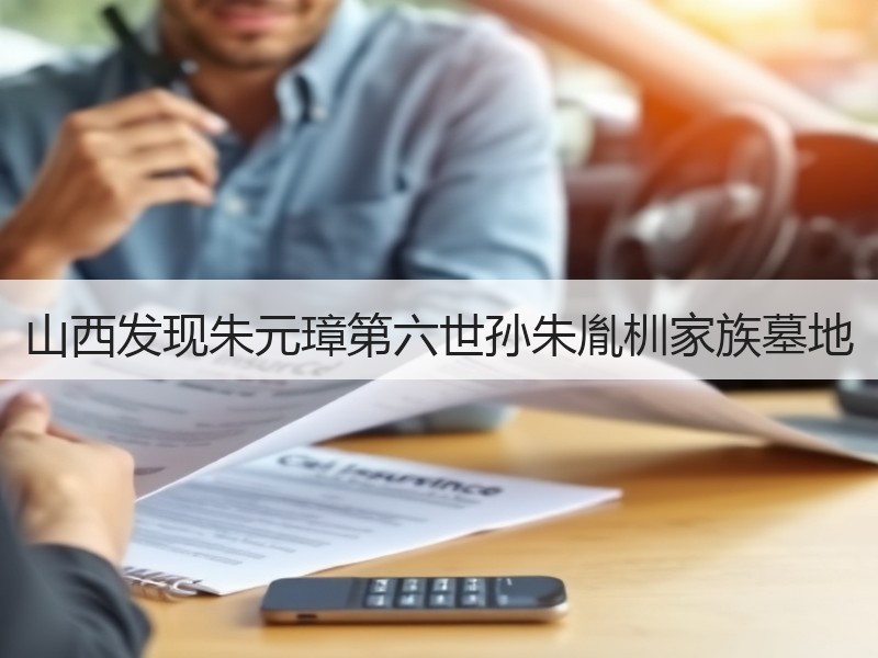 山西发现朱元璋第六世孙朱胤杊家族墓地