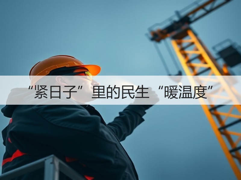 “紧日子”里的民生“暖温度”