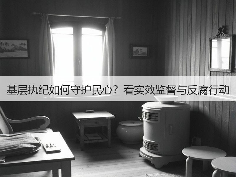 基层执纪如何守护民心？看实效监督与反腐行动
