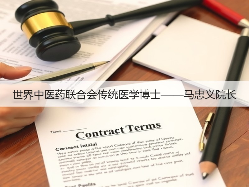 世界中医药联合会传统医学博士——马忠义院长