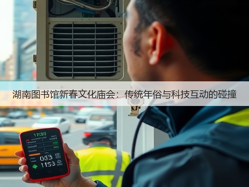 湖南图书馆新春文化庙会：传统年俗与科技互动的碰撞