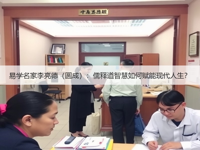 易学名家李亮德（圆成）：儒释道智慧如何赋能现代人生？