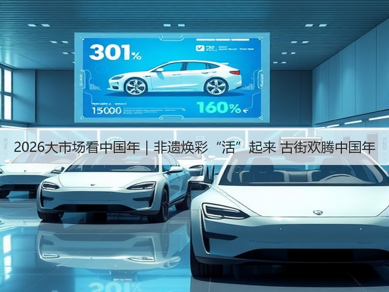 2026大市场看中国年｜非遗焕彩“活”起来 古街欢腾中国年