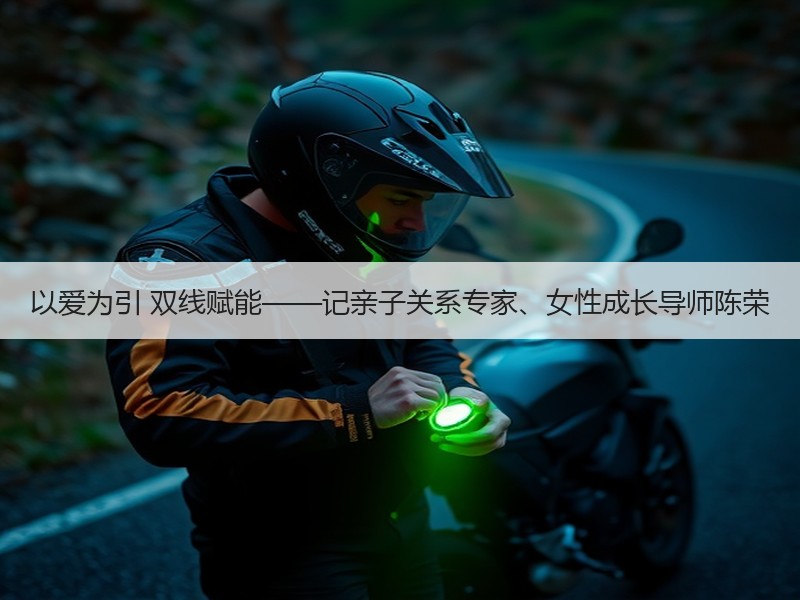 以爱为引 双线赋能——记亲子关系专家、女性成长导师陈荣