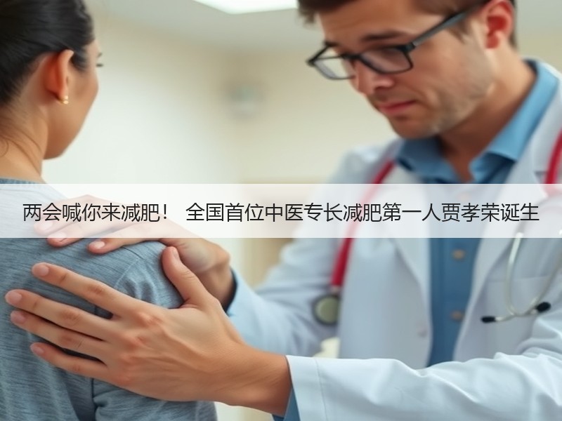 两会喊你来减肥！ 全国首位中医专长减肥第一人贾孝荣诞生