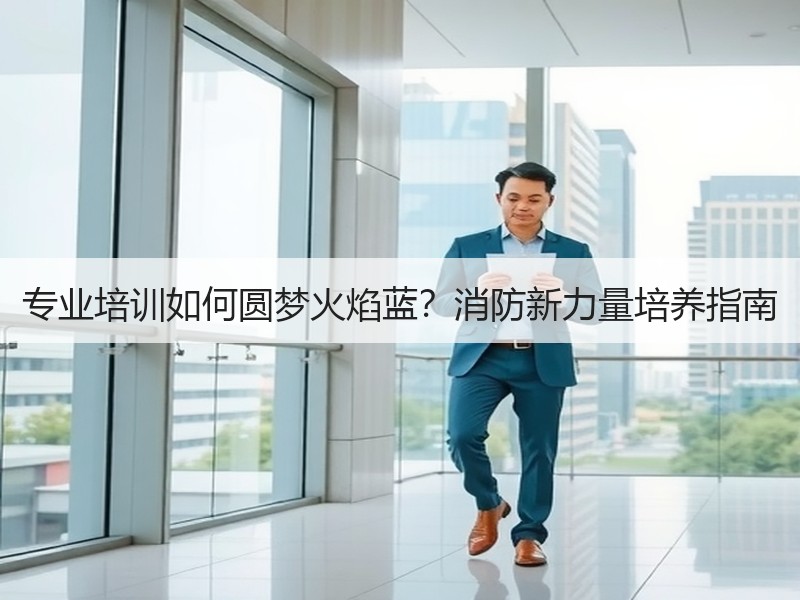 专业培训如何圆梦火焰蓝？消防新力量培养指南