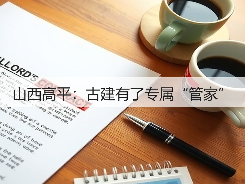 山西高平：古建有了专属“管家”