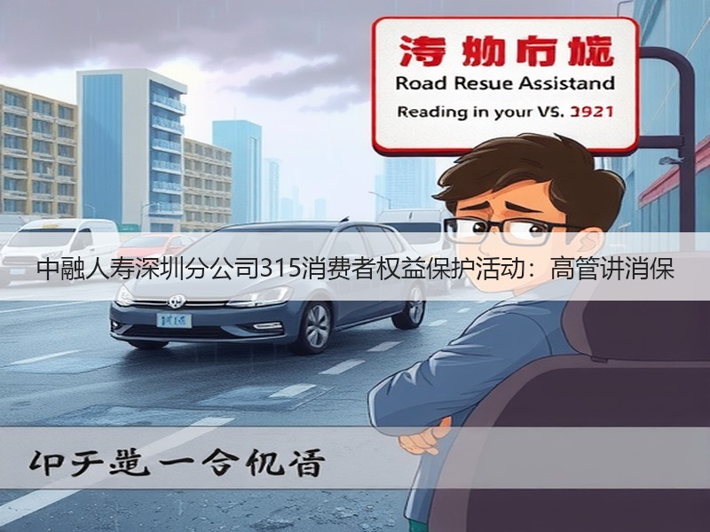 中融人寿深圳分公司315消费者权益保护活动：高管讲消保