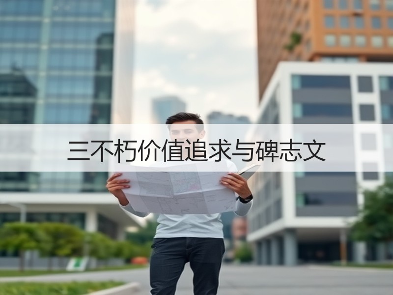 三不朽价值追求与碑志文