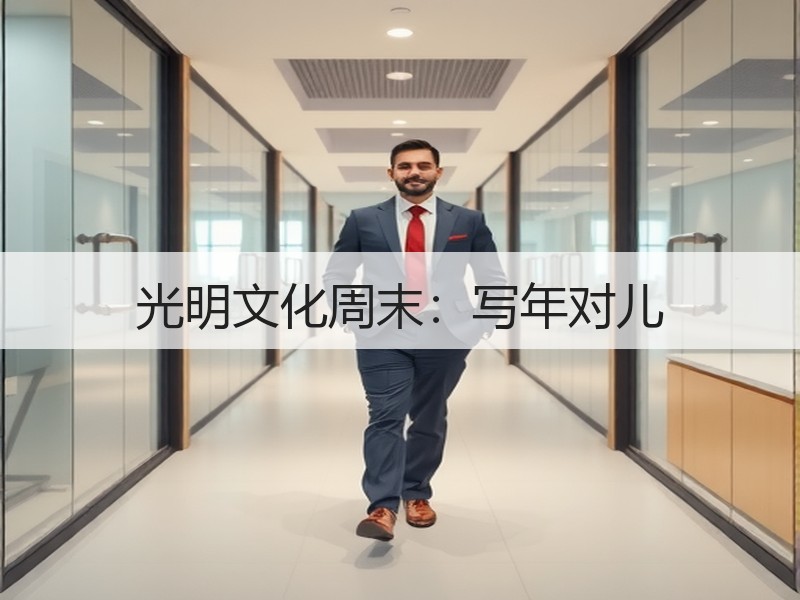 光明文化周末：写年对儿