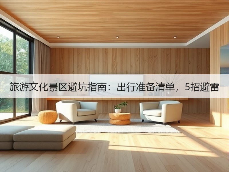 旅游文化景区避坑指南：出行准备清单，5招避雷