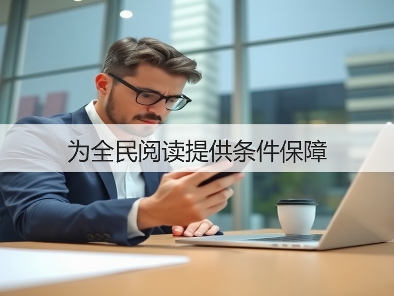 为全民阅读提供条件保障