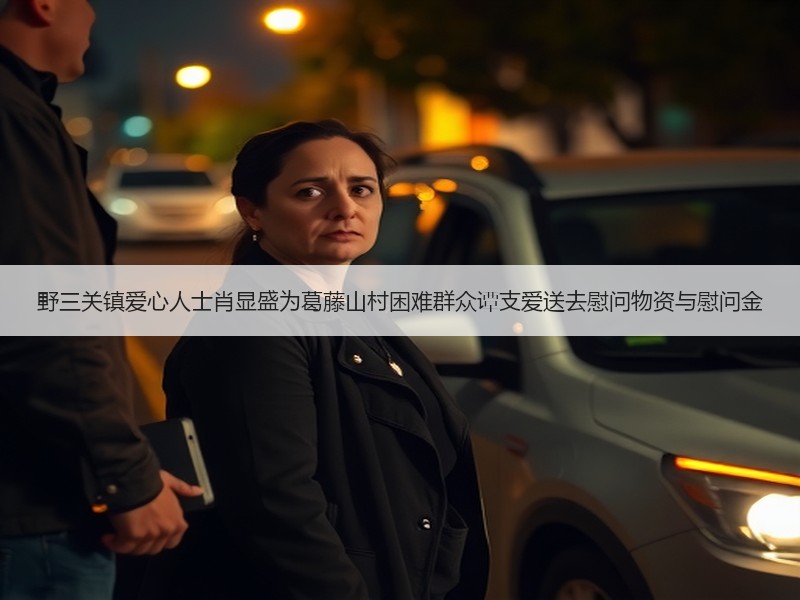 野三关镇爱心人士肖显盛为葛藤山村困难群众谭支爱送去慰问物资与慰问金
