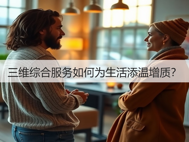 三维综合服务如何为生活添温增质？