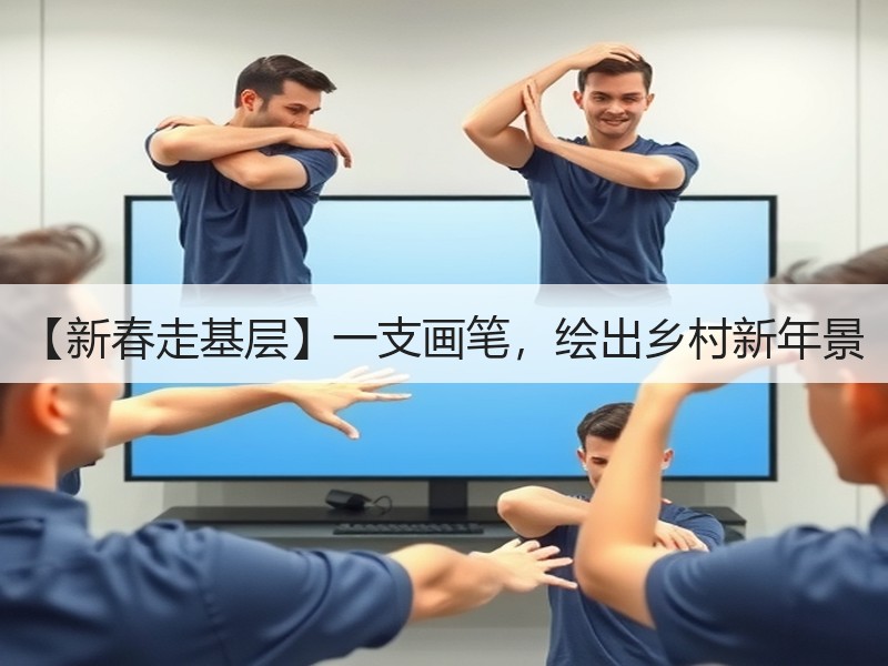 【新春走基层】一支画笔，绘出乡村新年景