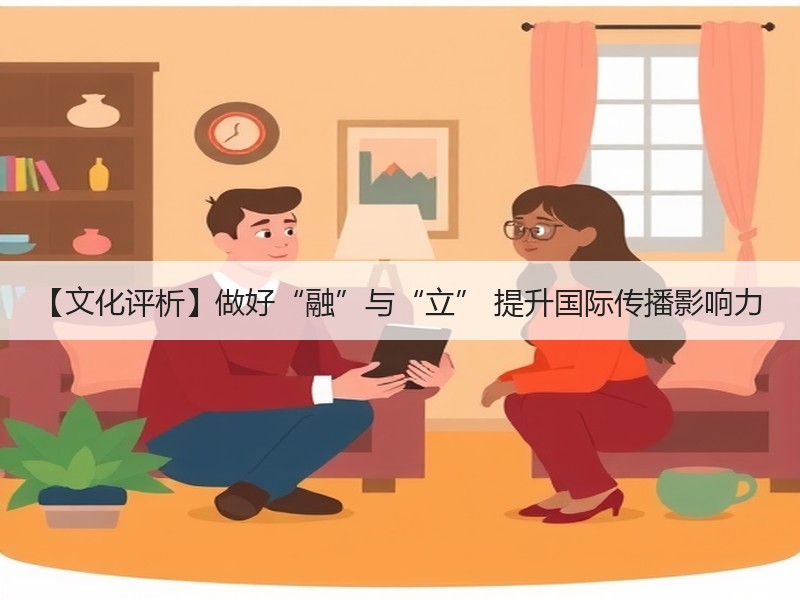 【文化评析】做好“融”与“立” 提升国际传播影响力