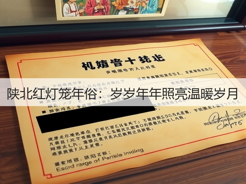 陕北红灯笼年俗：岁岁年年照亮温暖岁月