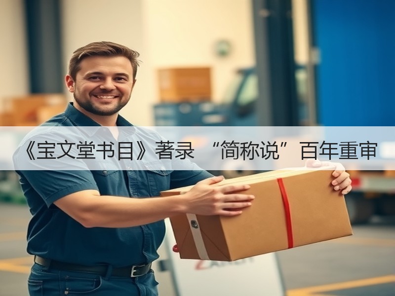 《宝文堂书目》著录 “简称说”百年重审