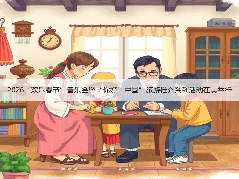 2026“欢乐春节”音乐会暨“你好！中国”旅游推介系列活动在美举行