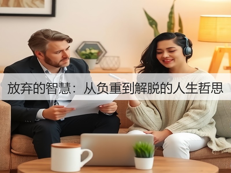 放弃的智慧：从负重到解脱的人生哲思