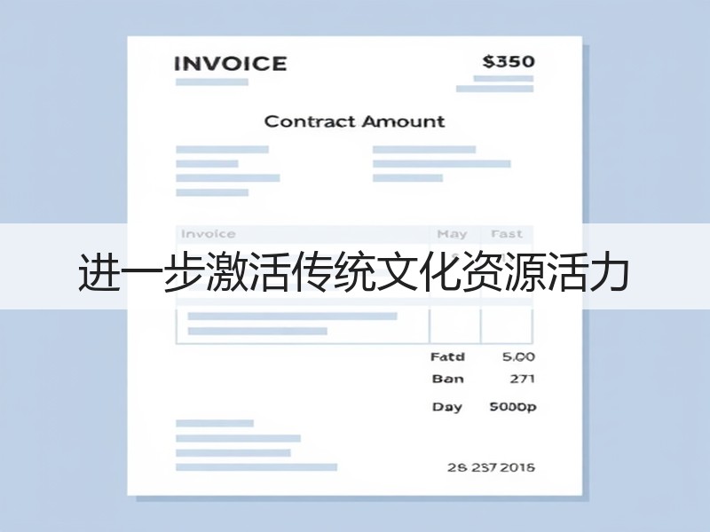 进一步激活传统文化资源活力