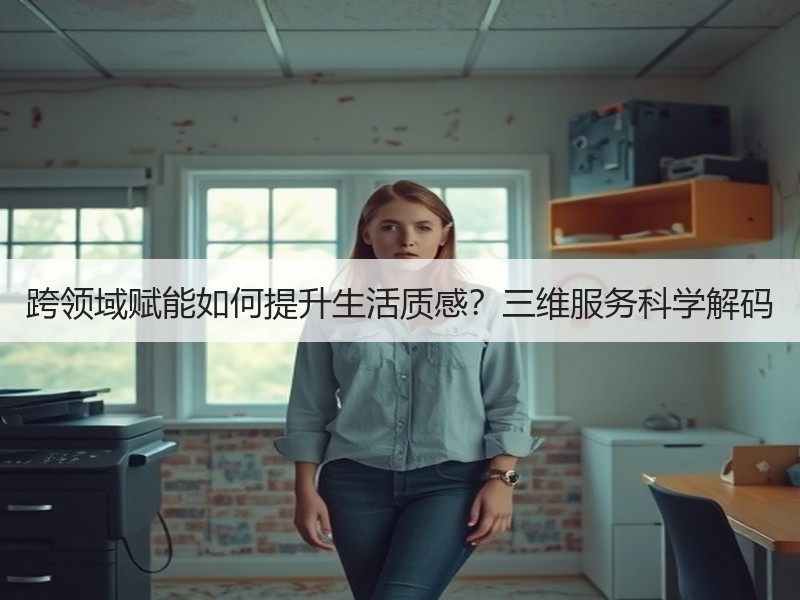 跨领域赋能如何提升生活质感？三维服务科学解码