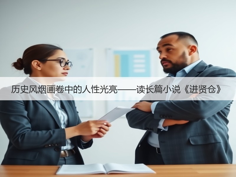 历史风烟画卷中的人性光亮——读长篇小说《进贤仓》