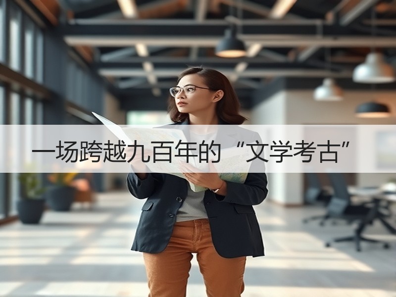 一场跨越九百年的“文学考古”