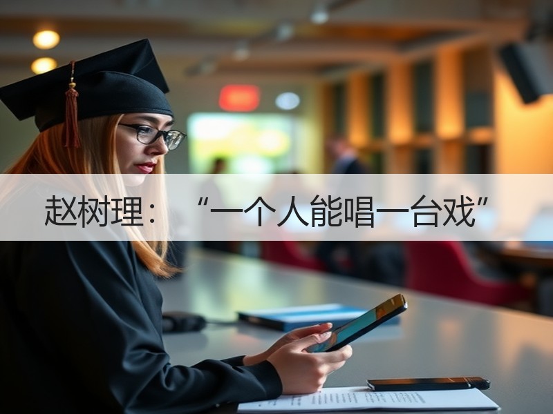 赵树理：“一个人能唱一台戏”