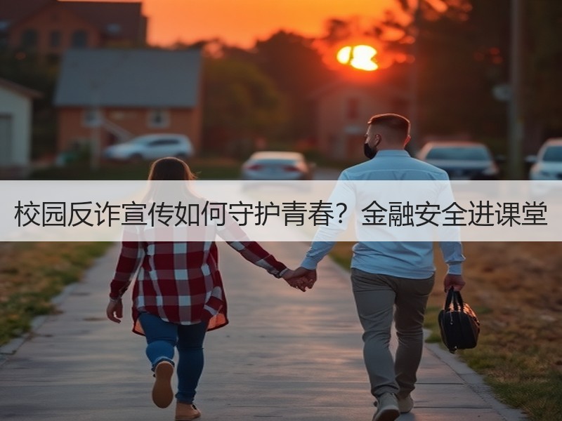 校园反诈宣传如何守护青春？金融安全进课堂