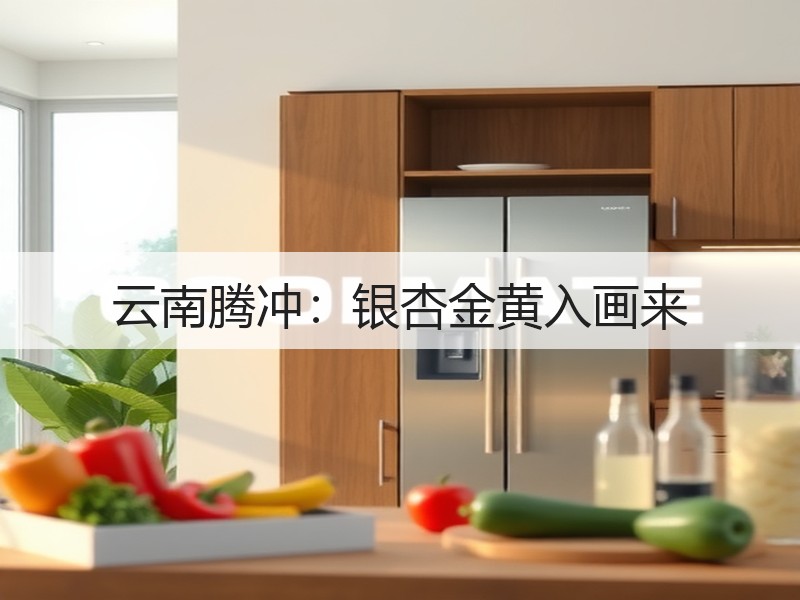 云南腾冲：银杏金黄入画来