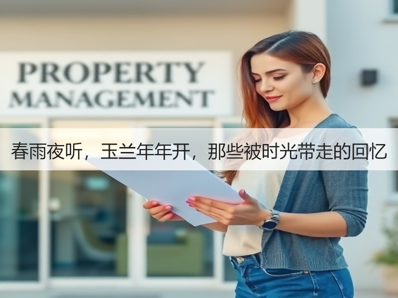 春雨夜听，玉兰年年开，那些被时光带走的回忆