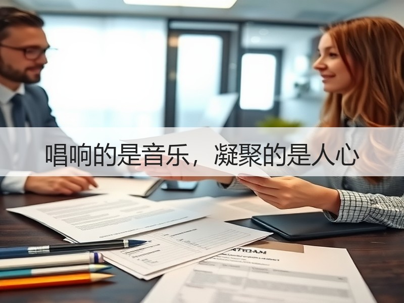 唱响的是音乐，凝聚的是人心
