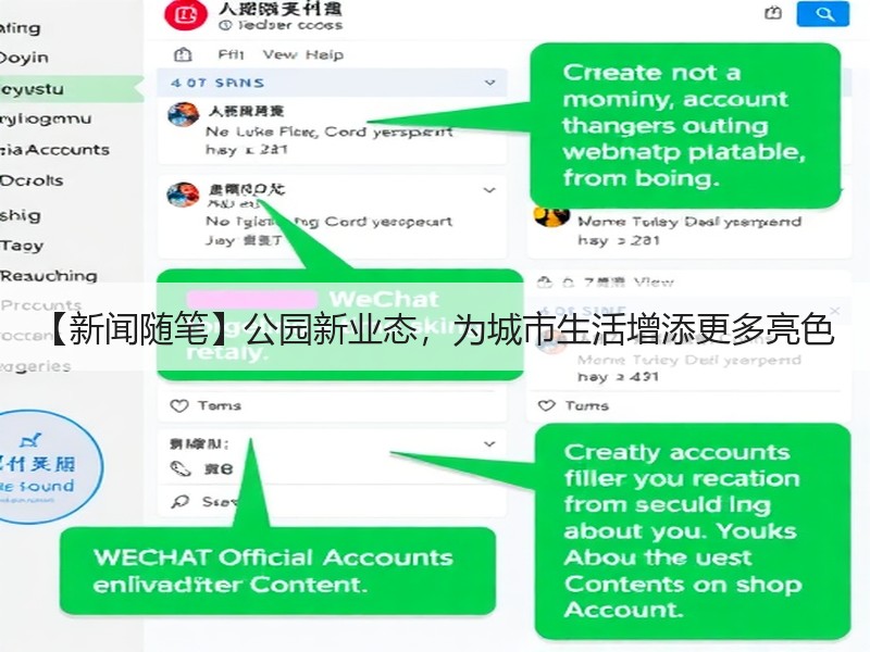【新闻随笔】公园新业态，为城市生活增添更多亮色