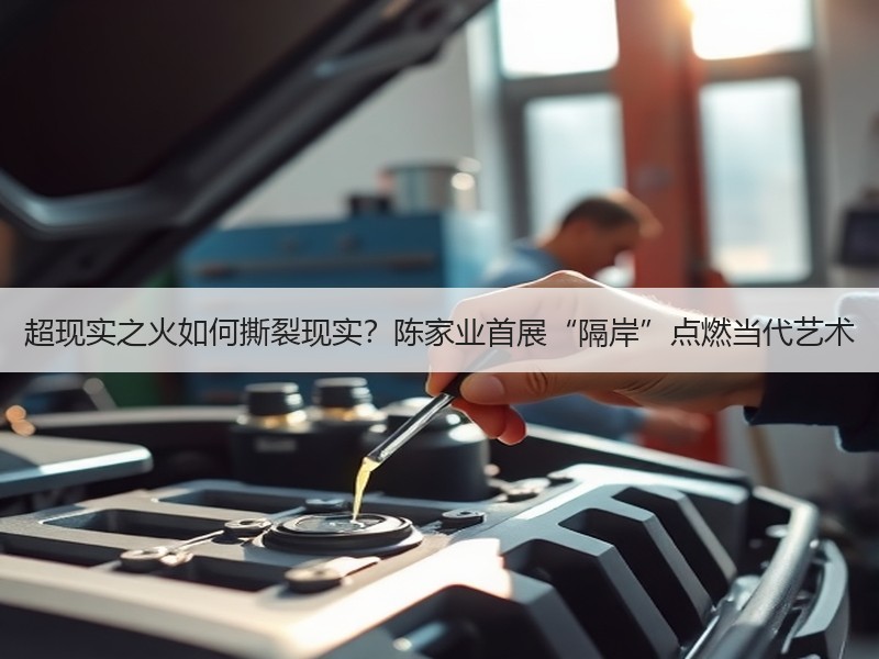 超现实之火如何撕裂现实？陈家业首展“隔岸”点燃当代艺术