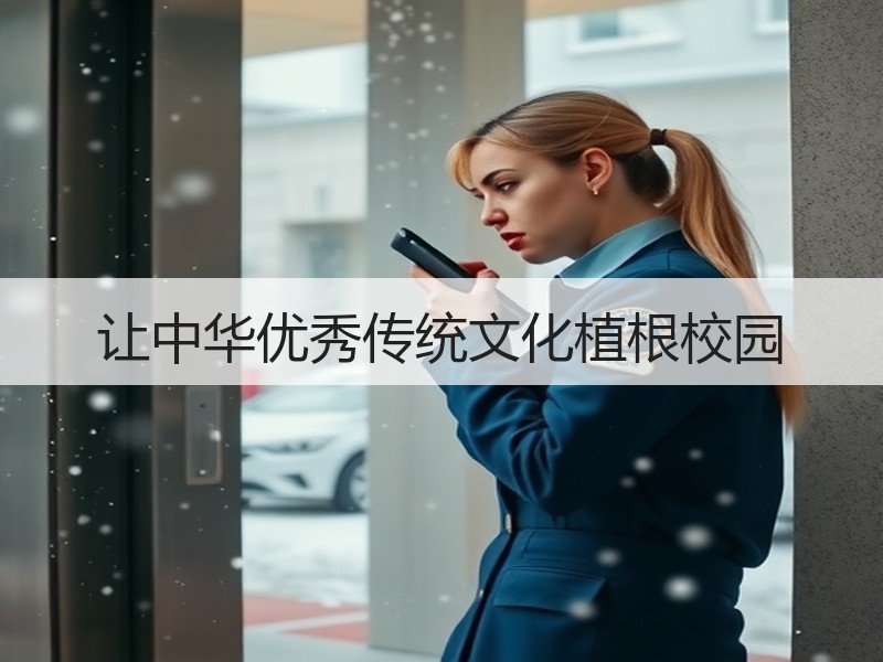 让中华优秀传统文化植根校园