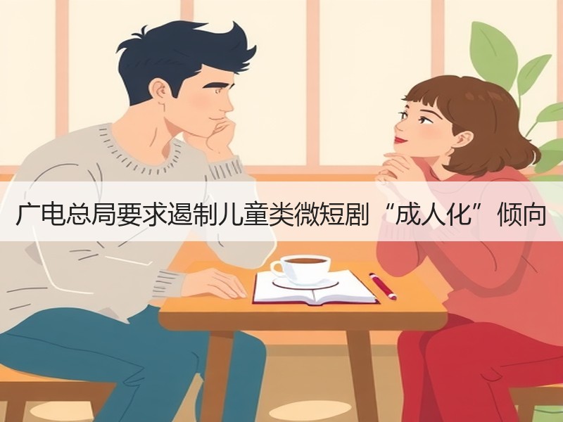 广电总局要求遏制儿童类微短剧“成人化”倾向