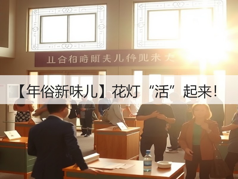 【年俗新味儿】花灯“活”起来！