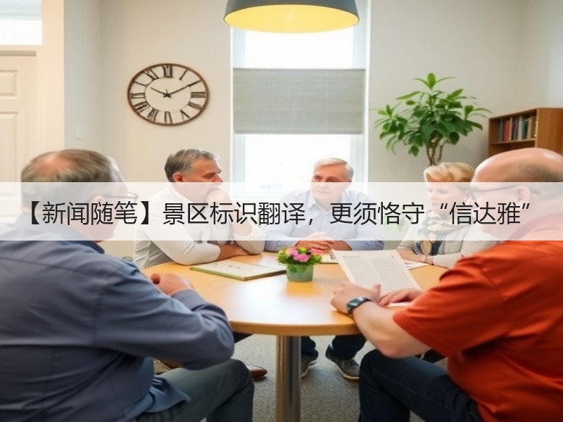 【新闻随笔】景区标识翻译，更须恪守“信达雅”