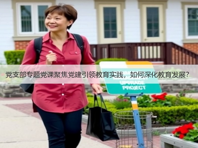 党支部专题党课聚焦党建引领教育实践，如何深化教育发展？