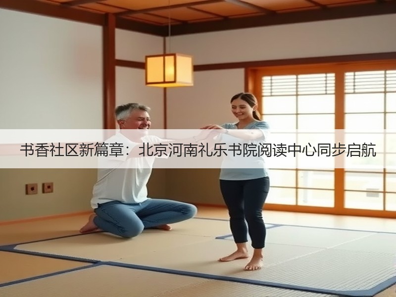 书香社区新篇章：北京河南礼乐书院阅读中心同步启航
