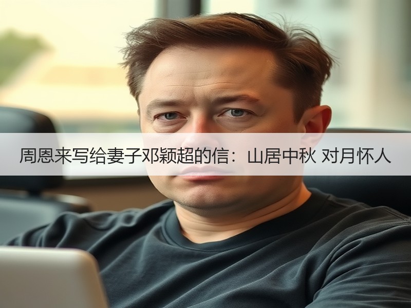 周恩来写给妻子邓颖超的信：山居中秋 对月怀人