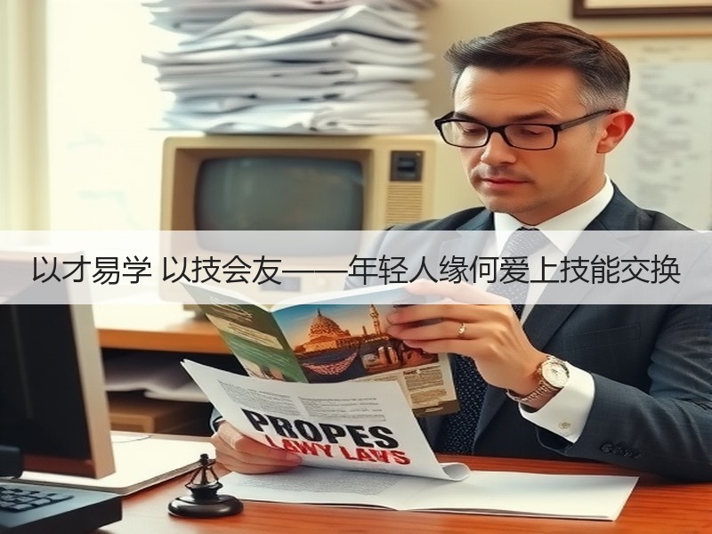 以才易学 以技会友——年轻人缘何爱上技能交换