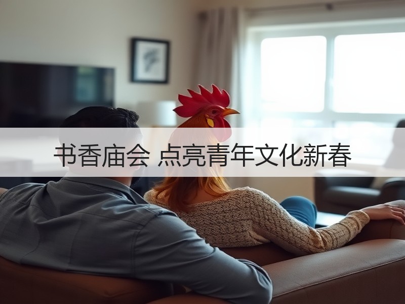 书香庙会 点亮青年文化新春
