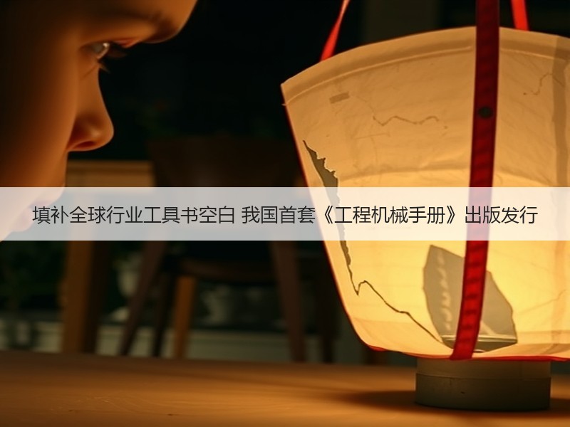 填补全球行业工具书空白 我国首套《工程机械手册》出版发行