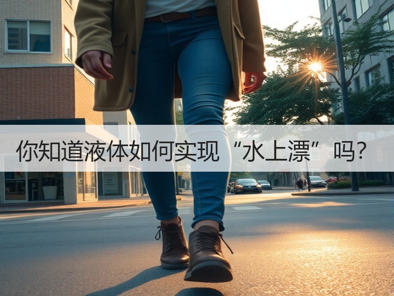 你知道液体如何实现“水上漂”吗？