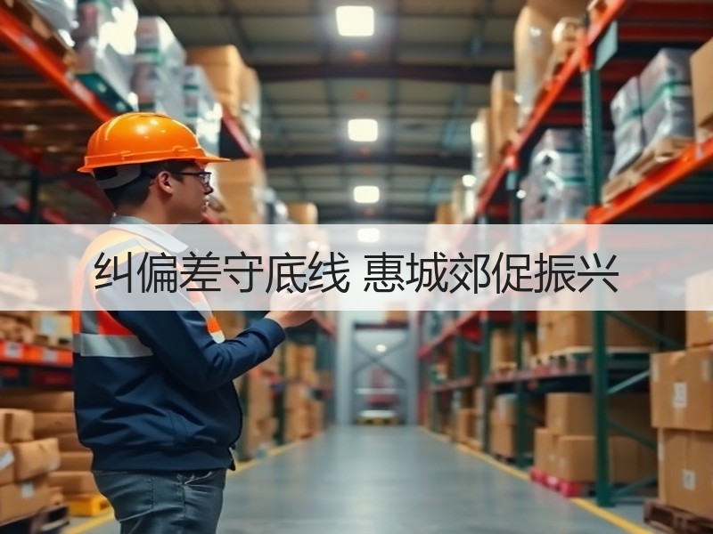 纠偏差守底线 惠城郊促振兴